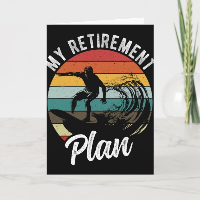 My Retirement Plan Surfing Retirement Plan  Card (Front)