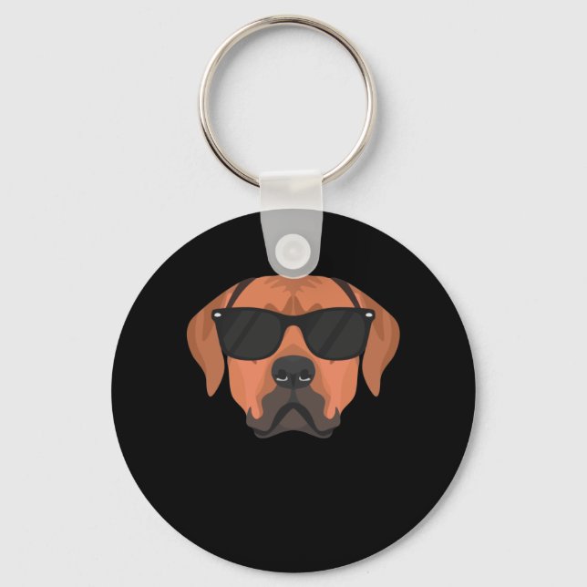 My Rhodesian Ridgeback Is The Coolest Key Ring (Front)