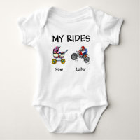 My Rides Motocross Dirt Bike Baby Bodysuit