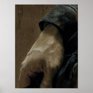 My Right Hand Drawn With my Left Hand, 1848 Poster