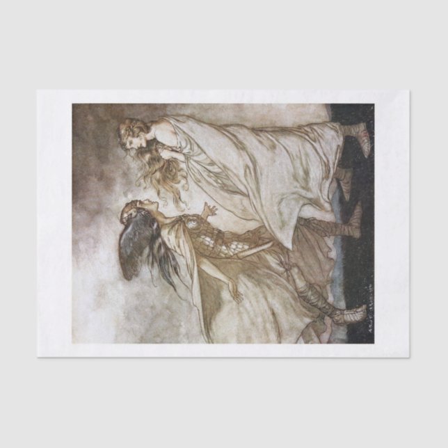 My ring, my lady tissue paper (Front)