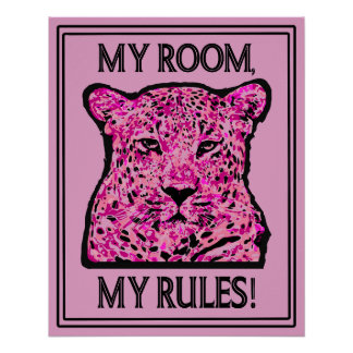 My room, my rules! poster