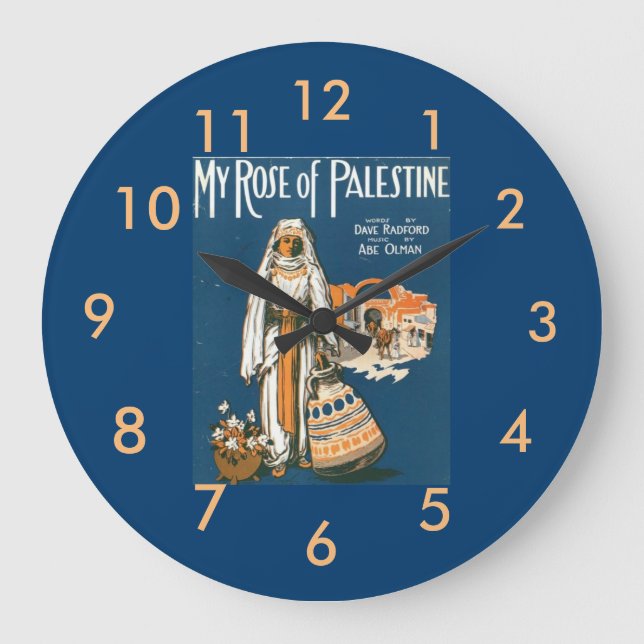 My Rose of Palestine clock (Front)