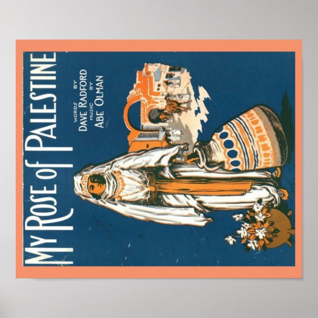 My Rose of Palestine poster (Front)