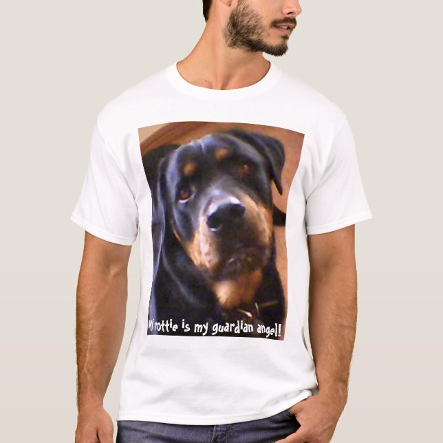 My rottie is my guardian angel! T-Shirt (Front)