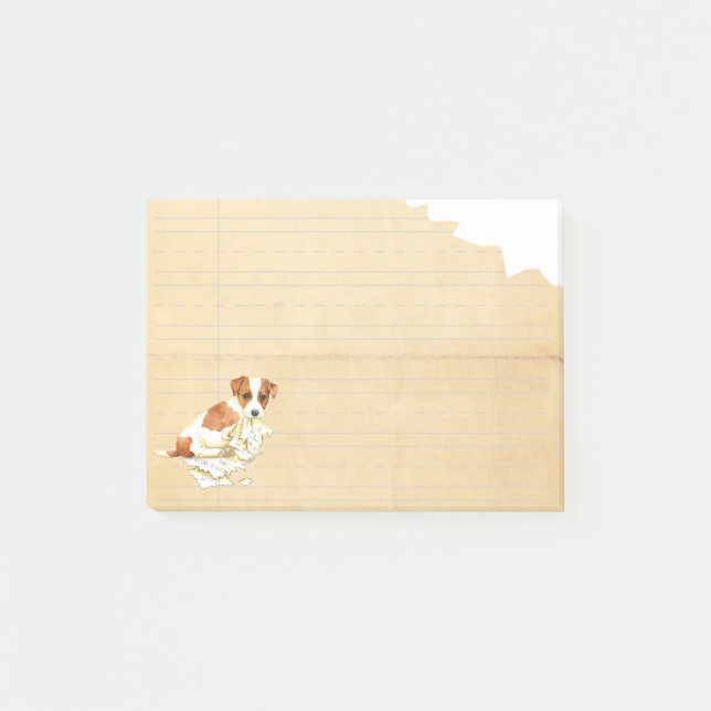 My Russell Terrier Ate My Homework Post-it Notes (Front)