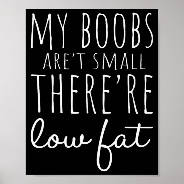 My S Aren't Small There're Low Fat Funny Women Jok Poster (Front)
