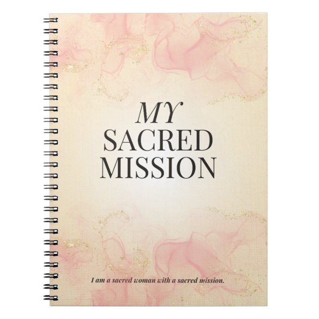My Sacred Mission - A Feminine Journey Journal (Front)