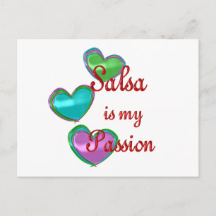 My Salsa Passion Postcard
