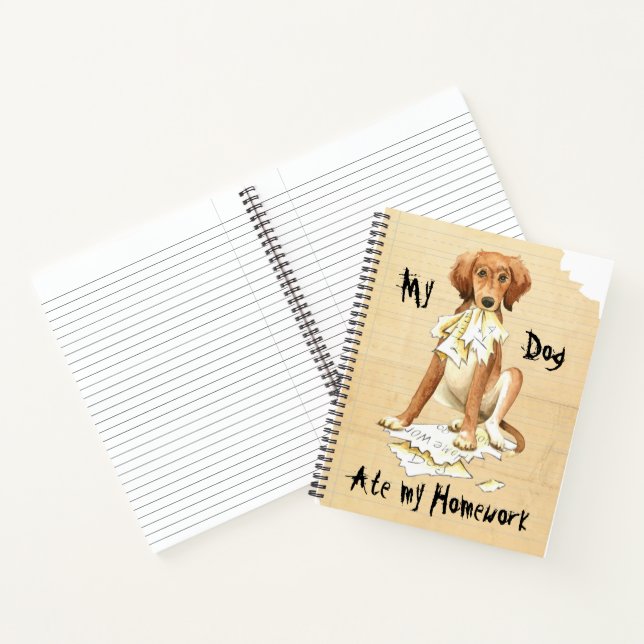My Saluki Ate my Homework Notebook (Inside)