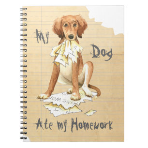 My Saluki Ate my Homework Notebook
