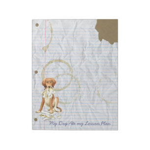 My Saluki Ate my Lesson Plan Notepad