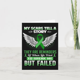 My Scars Tell A Story - Kidney Disease Awareness S Card