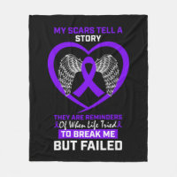 My Scars Tell A Story Purple Hodgkin's Lymphoma Aw
