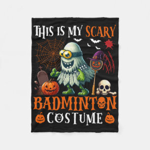 My Scary Dminton Costume Halloween Horror Equipmen Fleece Blanket