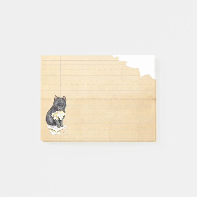 My Schipperke Ate My Homework Post-it Notes (Front)