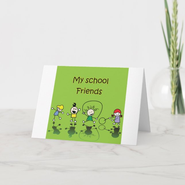 My School Friends Card (Front)