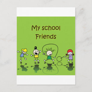 My School Friends Postcard