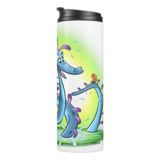 MY SEA SERPENT by Jeff Willis Art Thermal Tumbler