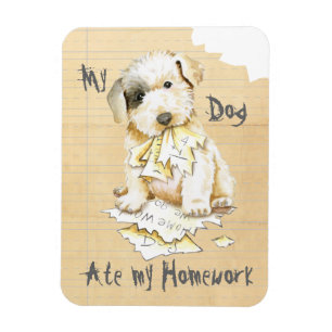 My Sealyham Terrier Ate My Homework Magnet