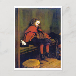 My Second Sermon, John Everett Millais Postcard