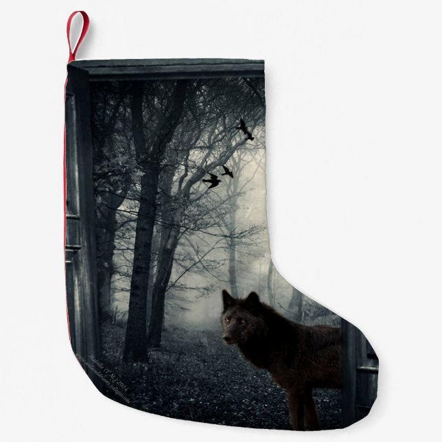 My Secret World Small Christmas Stocking (Front)
