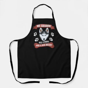 My Shadow Has 4 Paws, Husky Apron