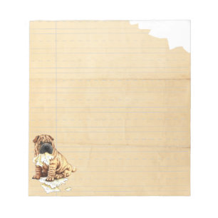 My Shar-Pei Ate My Homework Notepad