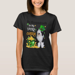 My Sheepadoodle Is My Lucky Charm Cute Dog Patrick T-Shirt