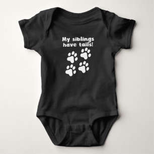 My Siblings Have Tails Baby Bodysuit