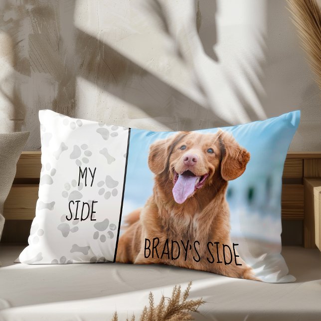 My Side Dogs Side Personalised Photo Pet Lover  Pillowcase (Creator Uploaded)
