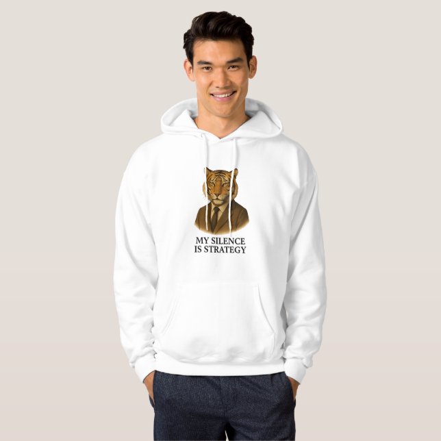 MY SILENCE IS STRATEGY HOODIE (Front Full)