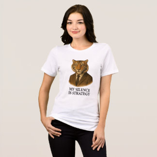 MY SILENCE IS STRATEGY Tri-Blend SHIRT