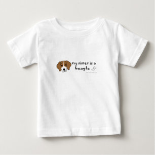 my sister is a beagle baby T-Shirt