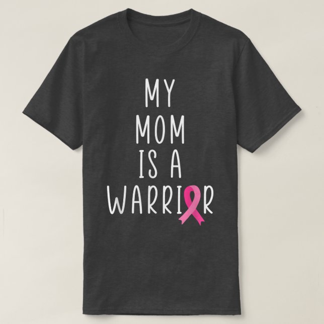 My Sister Is A Warrior Breast Cancer Awareness Pin T-Shirt (Design Front)