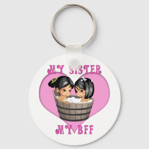 My Sister MY BFF Bath Key Ring