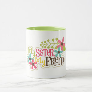 My Sister My Friend Combo Mug