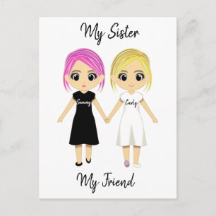My Sister My Friend Postcard
