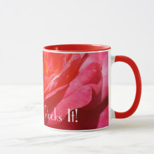 My Sister Rocks It! gifts Sisters Coffee Mugs Rose