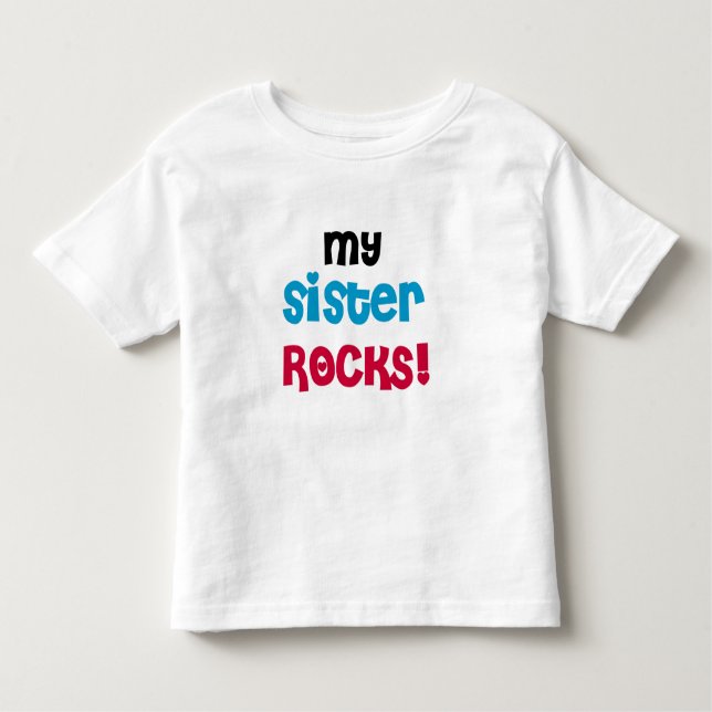My Sister Rocks Toddler T-Shirt (Front)