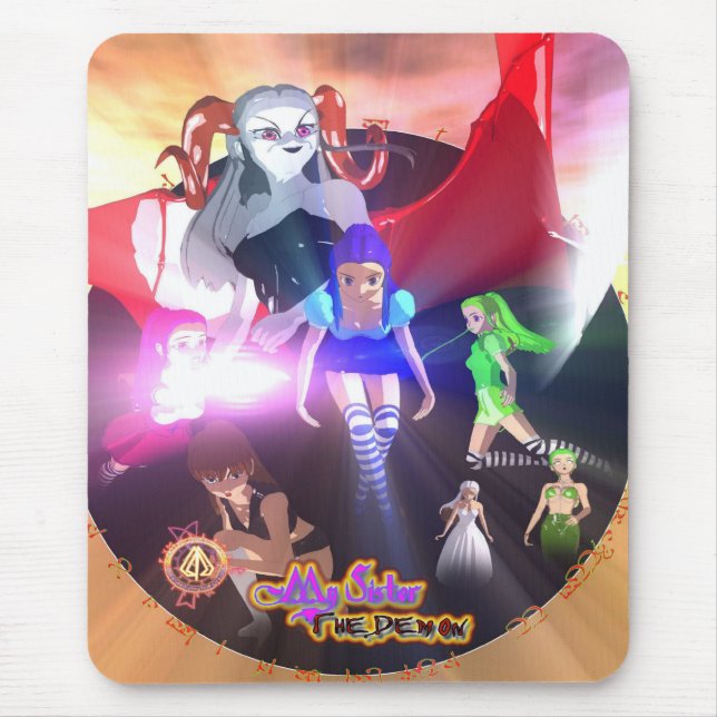 My Sister the Demon Mousepad (Front)