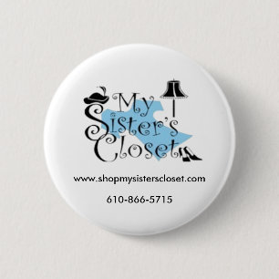 My Sister's Closet 6 Cm Round Badge