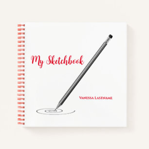 My Sketchbook & Notes with Name Personalisation Notebook
