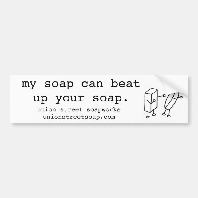 My Soap Bumper Sticker (Front)