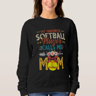 My Softball Basketball Player Calls Me Mum Vintage Sweatshirt