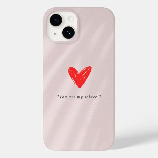 My Solace Heart Phone Case (Back)