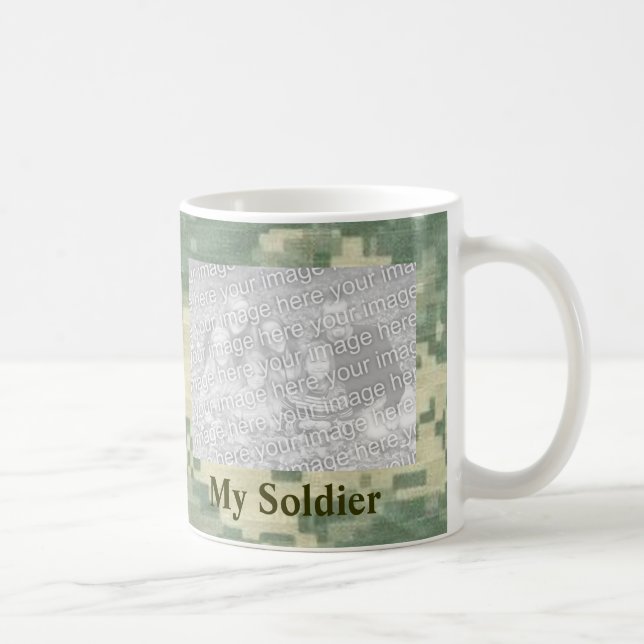 My Soldier Custom Personalised Military Coffee Mug (Right)