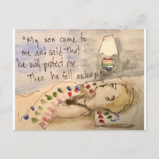 "My son came to me" Postcard