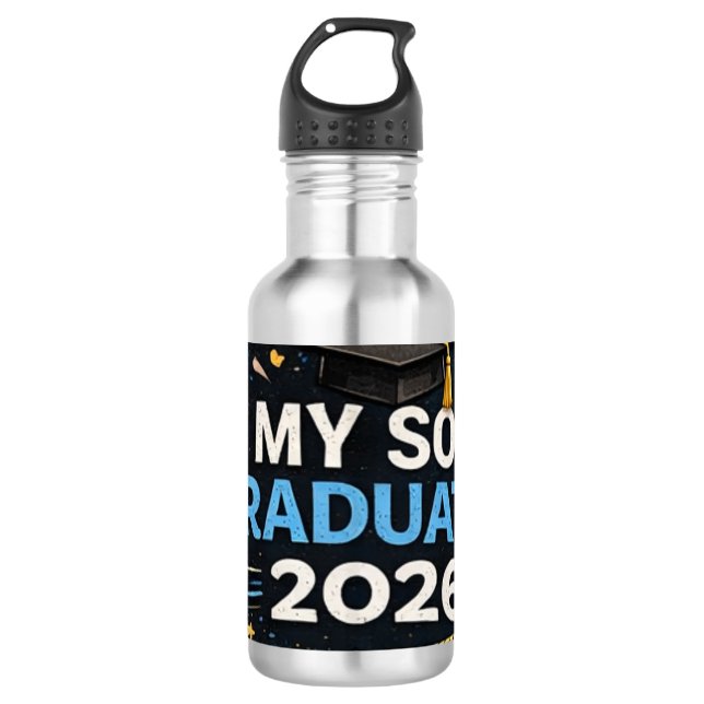 My Son Graduated 2026 532 Ml Water Bottle (Front)