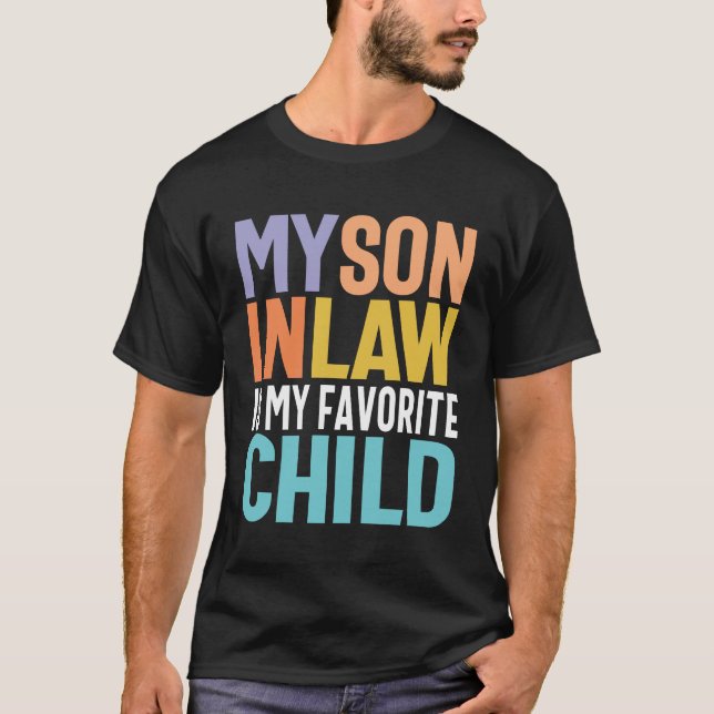 My Son In Law Rocks- For Mum and Dad T-Shirt (Front)